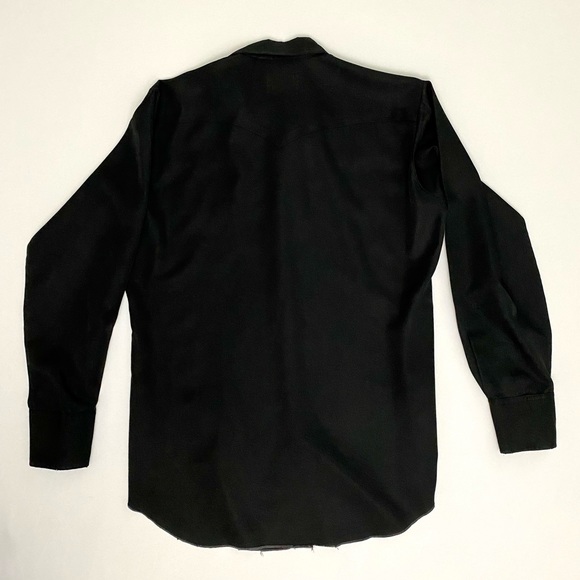 Vintage 50s Black H Bar C Ranchwear Embroidered Shirt. Size 16-35 - Picture 2 of 8